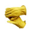 XL Genuine Leather Safety Gloves - JJ-5002 for Outdoor Riding & Gardening - 2