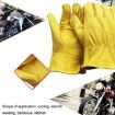 XL Genuine Leather Safety Gloves - JJ-5002 for Outdoor Riding & Gardening - 6