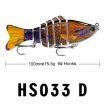 PROBEROS HS033 Knotty Lure 10cm 15.61g Plastic Hard Fish Bait (D) - 2