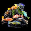 PROBEROS HS033 Knotty Lure 10cm 15.61g Plastic Hard Fish Bait (D) - 7