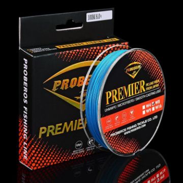 PROBEROS 8 100M Majestic Horse Fish Line 13.0/120LB Blue - 1