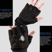 ST-2120 Anti-Slip Gym Gloves, Size S, Red - Exercise Equipment - 5