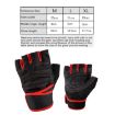 XL Black Anti-Slip Gym Exercise Gloves ST-2120 Fitness Equipment - 7