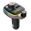 BC08 Car MP3 Bluetooth FM Transmitter with Ambient Light - 70 Char Max - 2