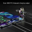 BC08 Car MP3 Bluetooth FM Transmitter with Ambient Light - 70 Char Max - 4