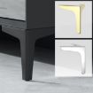 Metal TV Cabinet Sofa Leg - LH-J0016, 10cm Height, Bright Color - 7