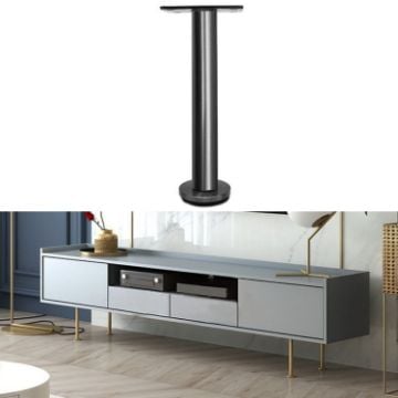Adjustable Stainless Steel Furniture Legs 32cm - Black Titanium LH-TJ003 - 1