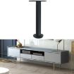 Adjustable Stainless Steel Furniture Legs, 37cm Matte Black - LH-TJ003 - 1