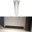 Adjustable Silver Aluminium Furniture Stand Legs, 33cm Height - 1