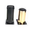Thickened Stainless Steel Furniture Support Legs 10cm Matte Black - 2