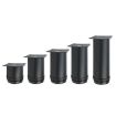 Thickened Stainless Steel Furniture Support Legs 10cm Matte Black - 5