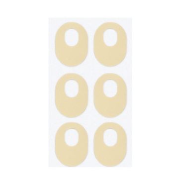 Latex Anti-Wear Callus Protection Sticker - Skin Color Elliptical - 1