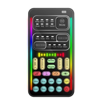 i9 Voice Changer Sound Card for Game Live Broadcast - Mobile & PC - 1