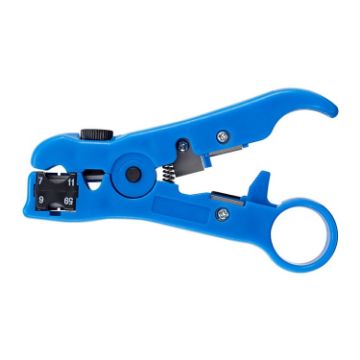 Electrician Multifunctional Coaxial Cable Stripper - Blue PE Bag - 1