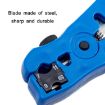 Electrician Multifunctional Coaxial Cable Stripper - Blue PE Bag - 4