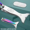 Gradient Mermaid Handle Titanium Nail Clipper - Small, Colorful Nail Art Tool - 6