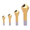 4 PCS High-Speed Steel 90 Panel Chamfered Knife Set - 1