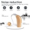 Elderly Hearing Aid Sound Amplifier - US Plug, Blue/White Charging Bin - 5