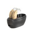 Elderly Hearing Aid Sound Amplifier, EU Plug, Skin Color, Black Charger - 2