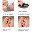 Elderly Hearing Aid Sound Amplifier - EU Plug, Blue & White Charging Bin - 7