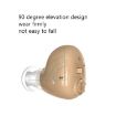 Portable Rechargeable Hearing Aid, Elderly Sound Amplifier, EU Plug, Skin Color - 4
