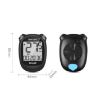 GIYO M3 White LCD Bike GPS Computer Wireless Stopwatch Velocimeter - 3
