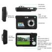 K09 48MP CCD HD Digital Camera Retro Self-Portrait Video (Silver) - 4