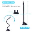 Suction Cup Car Phone Holder with Long Soft Hose - Black Box Packaging - 3