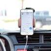 Suction Cup Car Phone Holder with Long Soft Hose - Black Box Packaging - 6