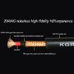 KGR 6m Guitar Keyboard Drum Audio Cable - Double Straight Jack - 3