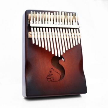 17-Tone Radian Design Portable Finger Piano - Squirrel Theme - 1