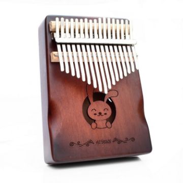 17-Tone Radian Design Portable Finger Piano - Moon Rabbit Edition - 1