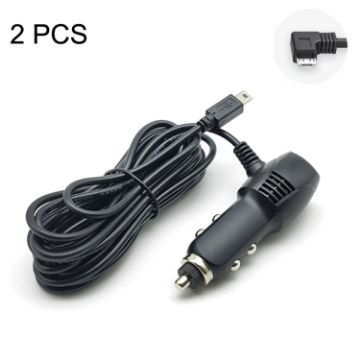 Fast Charging Car Charger 2 PCS, 1.5A+2.4A Android Left Bend - 1