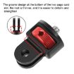 1/4 Inch Screw Converter Tripod Adapter for Sport Camera - Black - 5