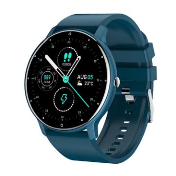 ZL02 Blue Smart Watch with Heart Rate Monitor & Pedometer - 1