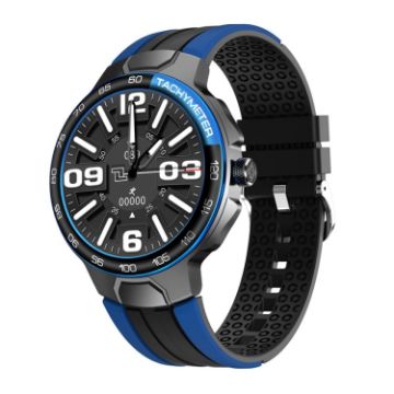Wearkey E15 Smart Watch - 1.28" Touch Screen, Heart Rate Monitor, Blue - 1