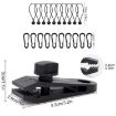 Windproof Tent Clip Set: 10 Clips, 10 Ropes, 10 Buckles - 3