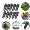 Windproof Tent Clip Set: 10 Clips, 10 Ropes, 10 Fast Hangings - 2