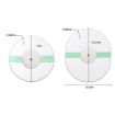 10 PCS Round Transparent TPU Adhesive Patch - Small Sensor Fix - 3