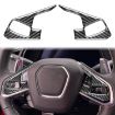 Chevrolet Corvette C8 Steering Wheel Button Frame Sticker Set - Black - 2