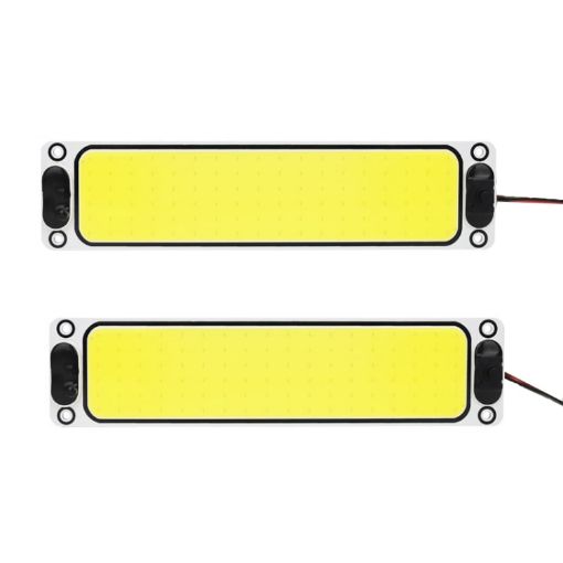 2PCS Car Cab LED Reading Light COB Truck Interior Dome Lamp - White - 1