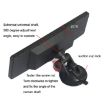 CZC-255 Carbon Fiber Rearview Mirror Blue - Glue Injection Suction Cup - 3