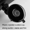 CZC-255 Carbon Fiber Rearview Mirror Blue - Glue Injection Suction Cup - 4