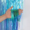 Orange Red Candy Rain Curtain 1x3M Festive Party Decoration Backdrop - 5
