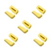 Yellow Adjustable Dashboard Phone Bracket - 5 Pairs for Car Navigation - 1