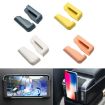 Yellow Adjustable Dashboard Phone Bracket - 5 Pairs for Car Navigation - 2