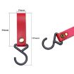 Camping Tent PU Leather Storage Hook - Brown, Multifunctional Outdoor - 3