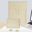 S177 3 In 1 Leather Waterproof Laptop Liner Bag, 13" (Honeydet Oranges) - 7