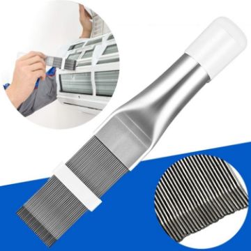 Air Conditioner Fin Cleaning Tool - Coil Comb & Folding Brush - 1