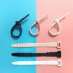 Fishbone Silicone Cable Tie Organizer - 3 Sets, 20pcs/Set, Five Colors - 4